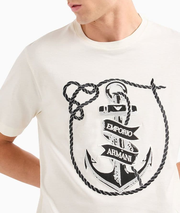 Embroidered Anchor Logo T-Shirt image 3