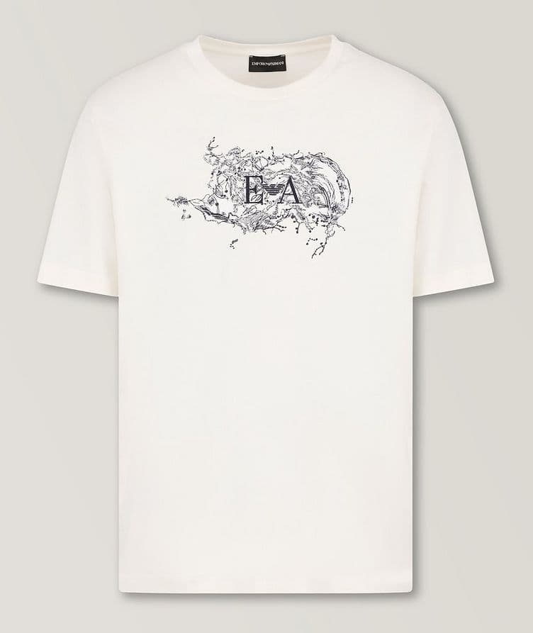 Embroidered Cotton T-Shirt  image 0