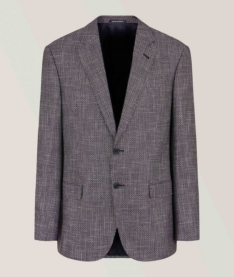 Micro-Check Bamboo Sport Jacket  image 0