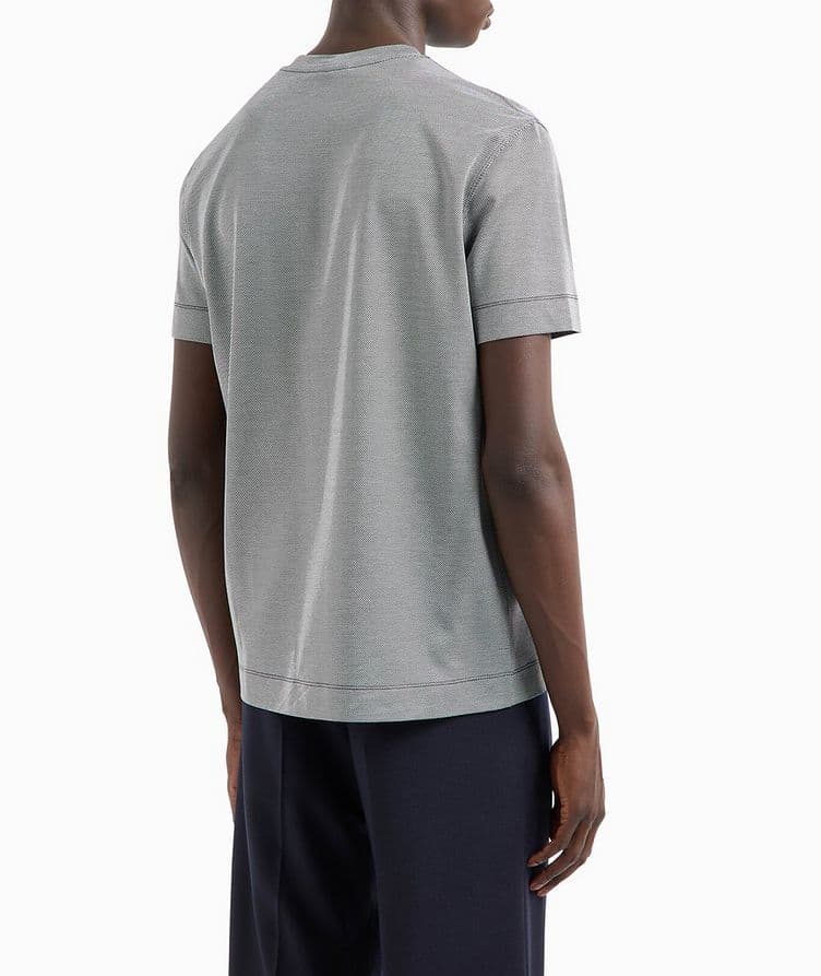 Two-Tone Lyocell-Cotton T-Shirt  image 2