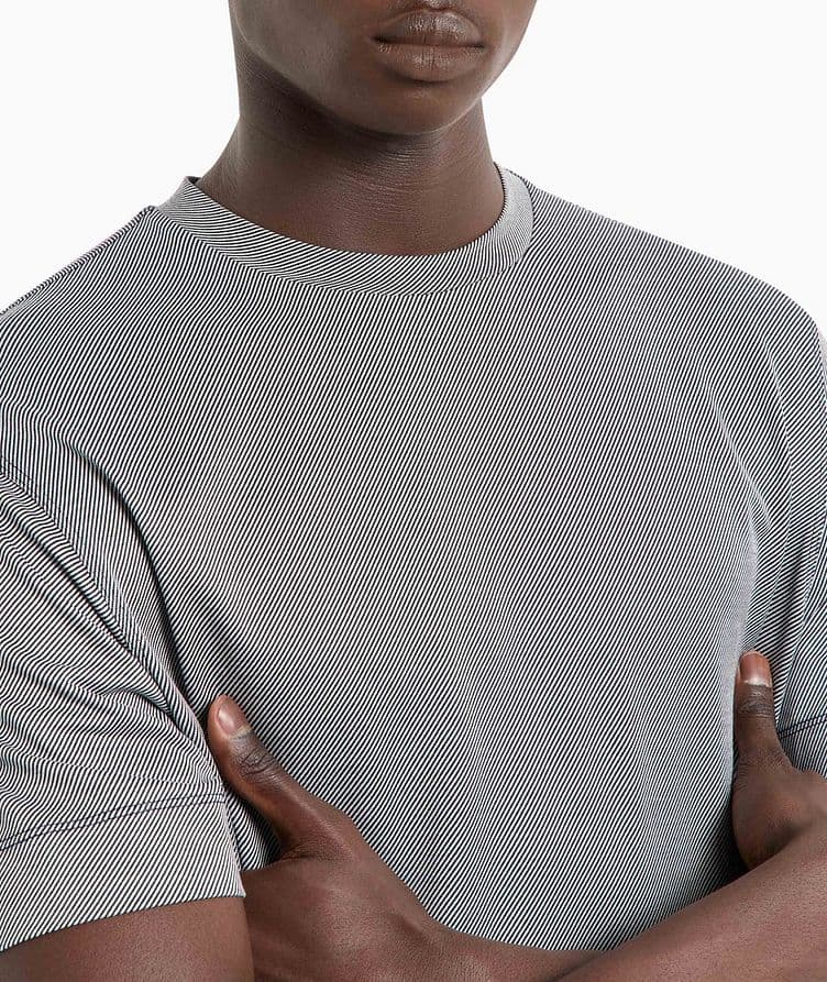 Two-Tone Lyocell-Cotton T-Shirt  image 3