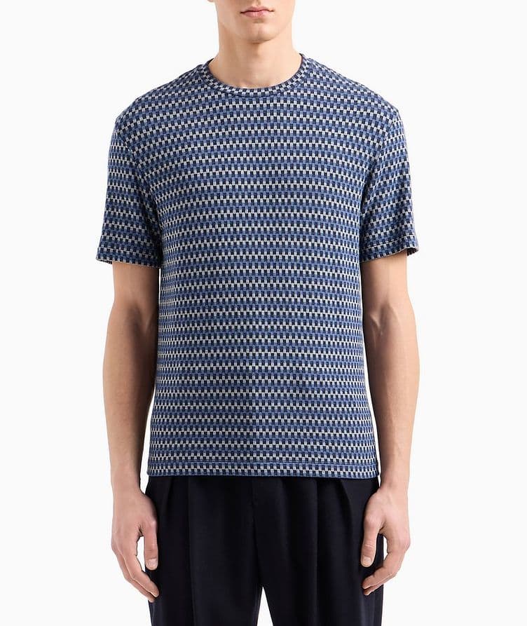 Jacquard Check T-Shirt image 1