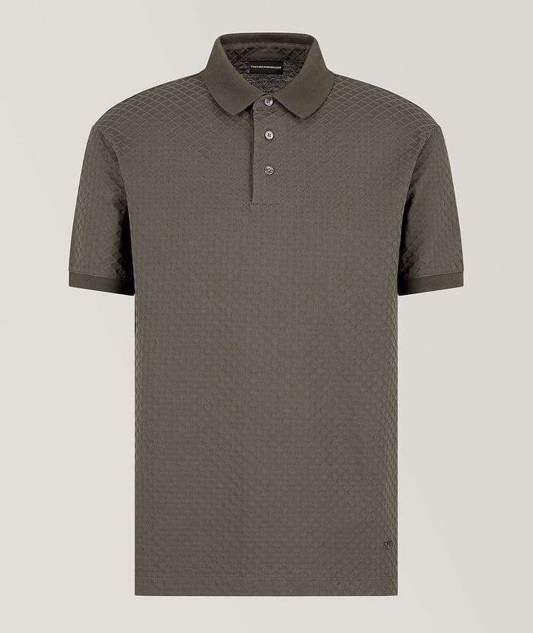 All-Over Diamond Jacquard Polo image 0