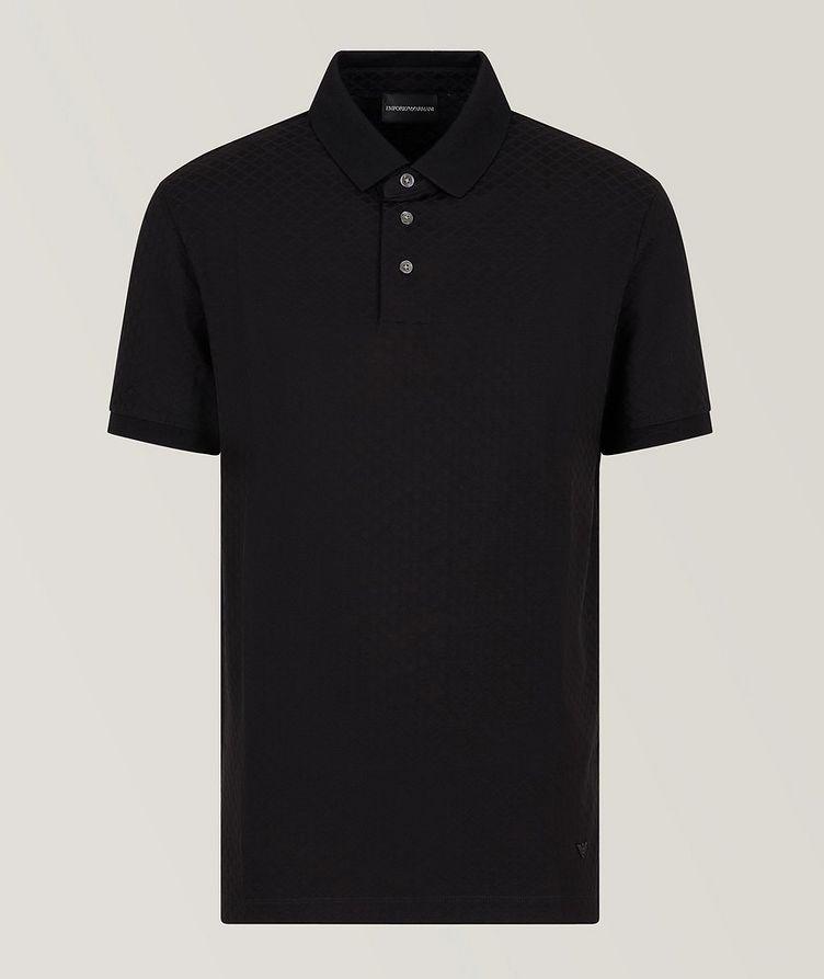 All-Over Diamond Jacquard Polo image 0