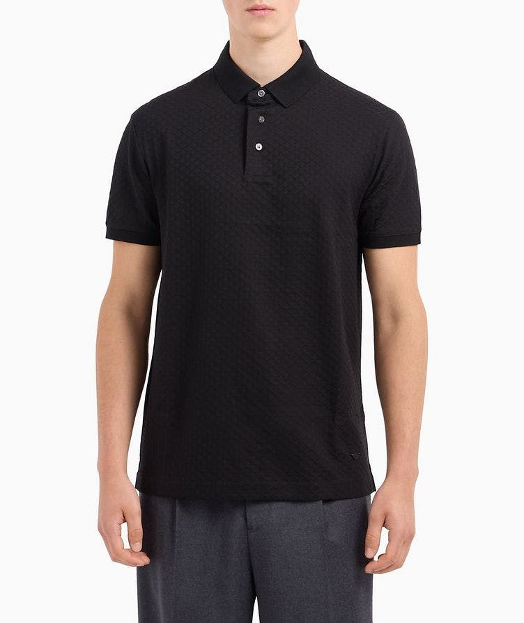 All-Over Diamond Jacquard Polo image 1