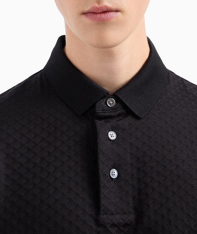 All-Over Diamond Jacquard Polo image 3