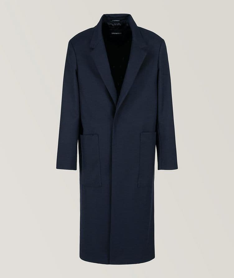 Wool-Blend Gabardine Trench Coat image 0