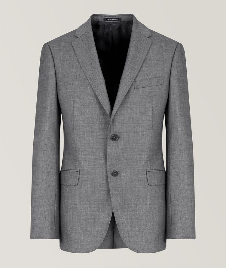 Silky Finish Grisaille Wool Suit image 0