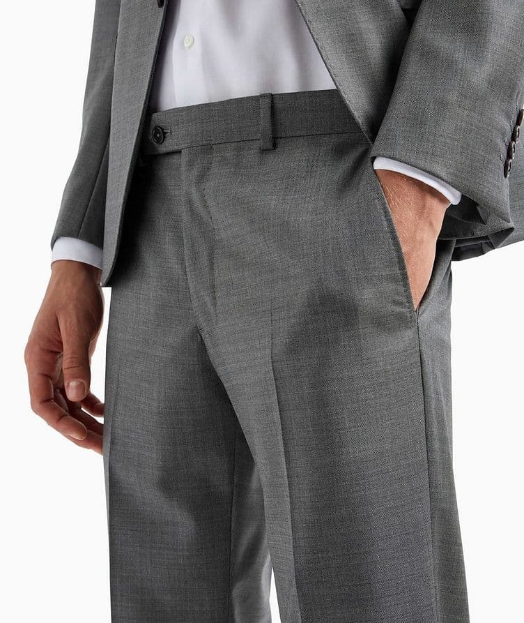 Silky Finish Grisaille Wool Suit image 4