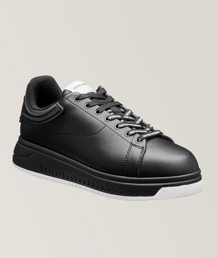 Emporio Armani Leather Sneakers 