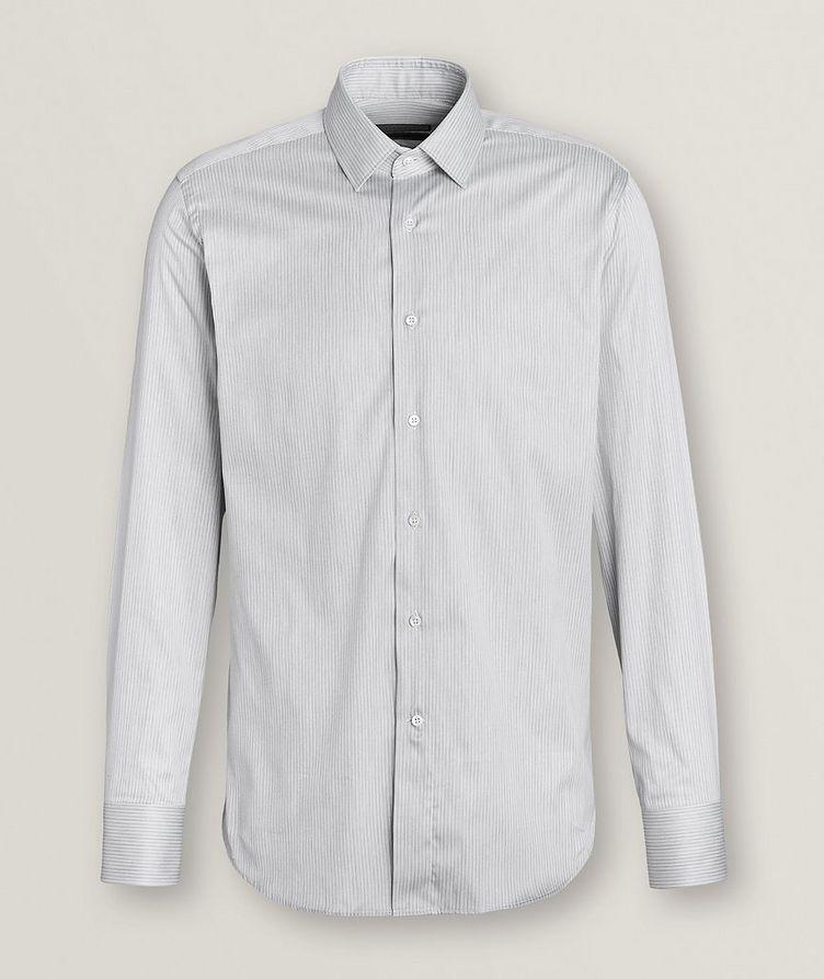 Anniversary Striped Cotton Dress Shirt image 0