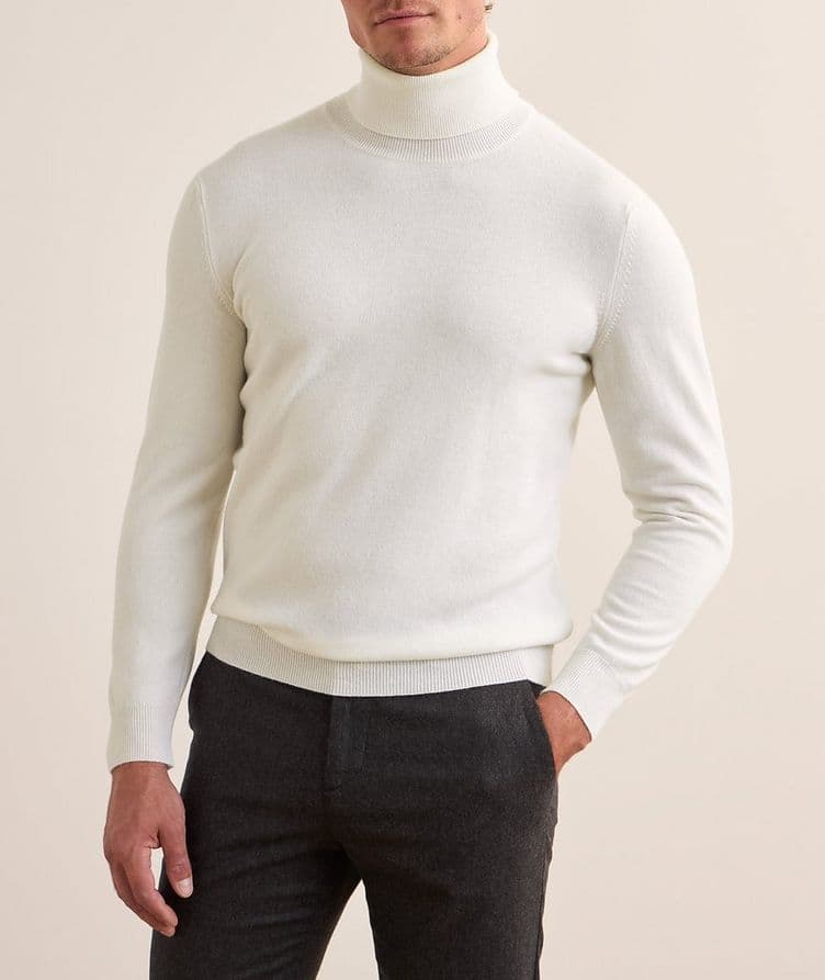 Mélange Cashmere Turtleneck image 1