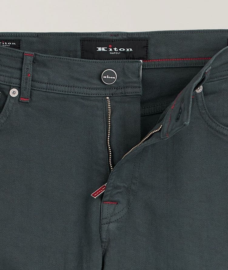 Stretch-Cotton Five-Pocket Jeans  image 1