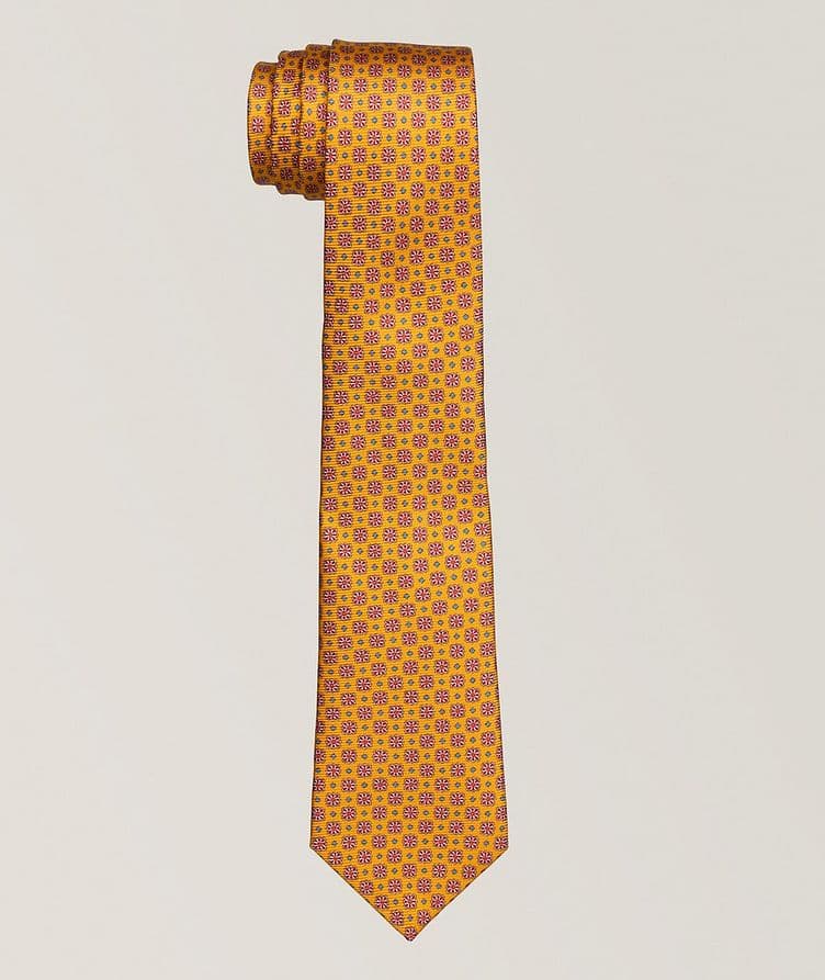 Tonal Medallion Silk Tie  image 0