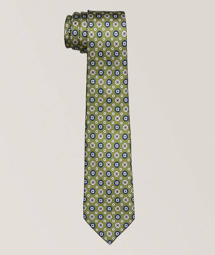 Floral Medallion Silk Tie  image 0