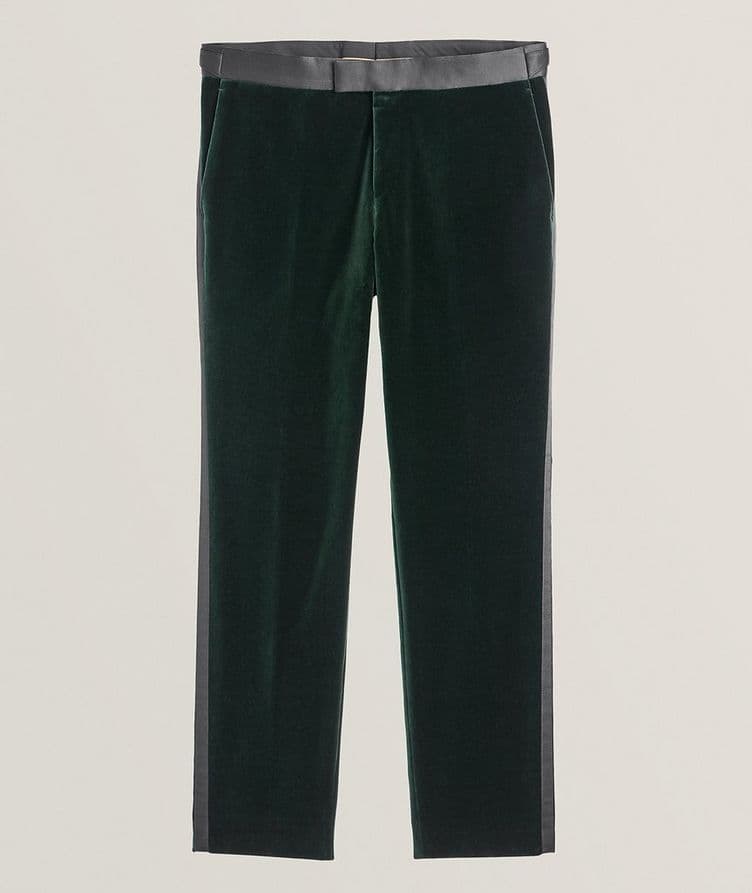 Velvet Tuxedo Pants image 0