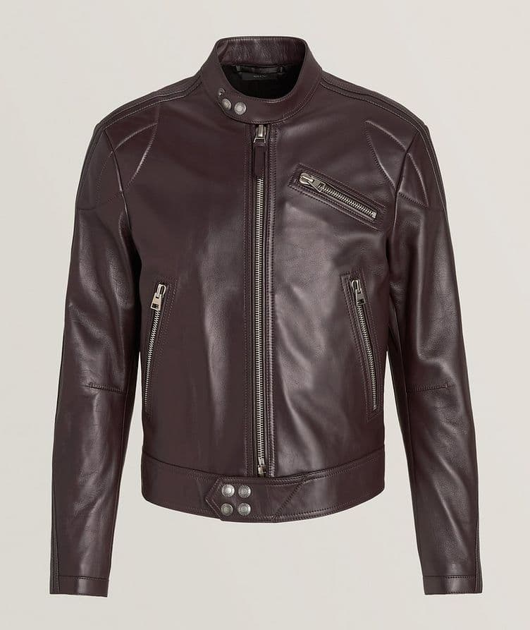 Grain Leather Biker Jacket image 0