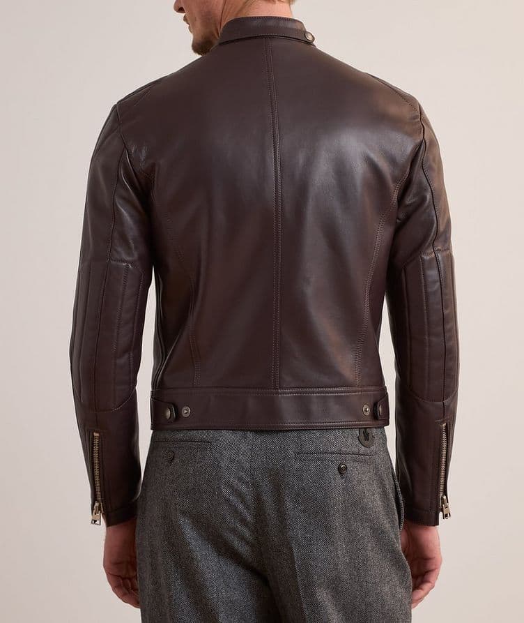 Grain Leather Biker Jacket image 2