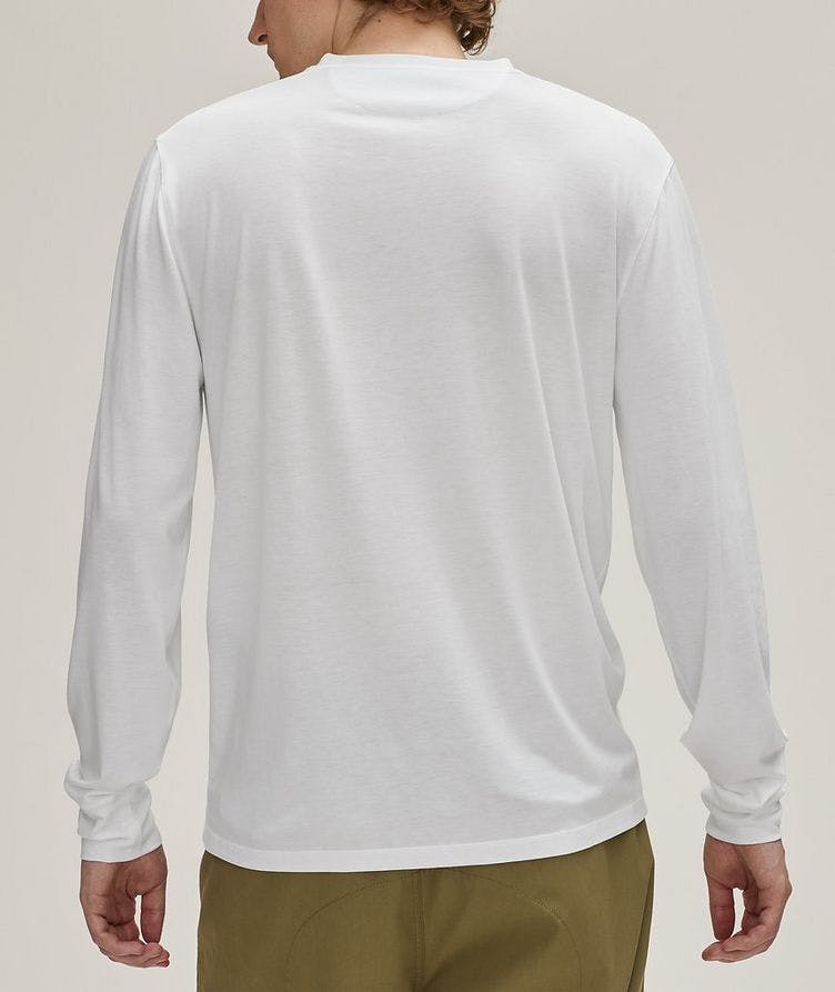 Lyocell-Cotton Long-Sleeve T-Shirt image 2