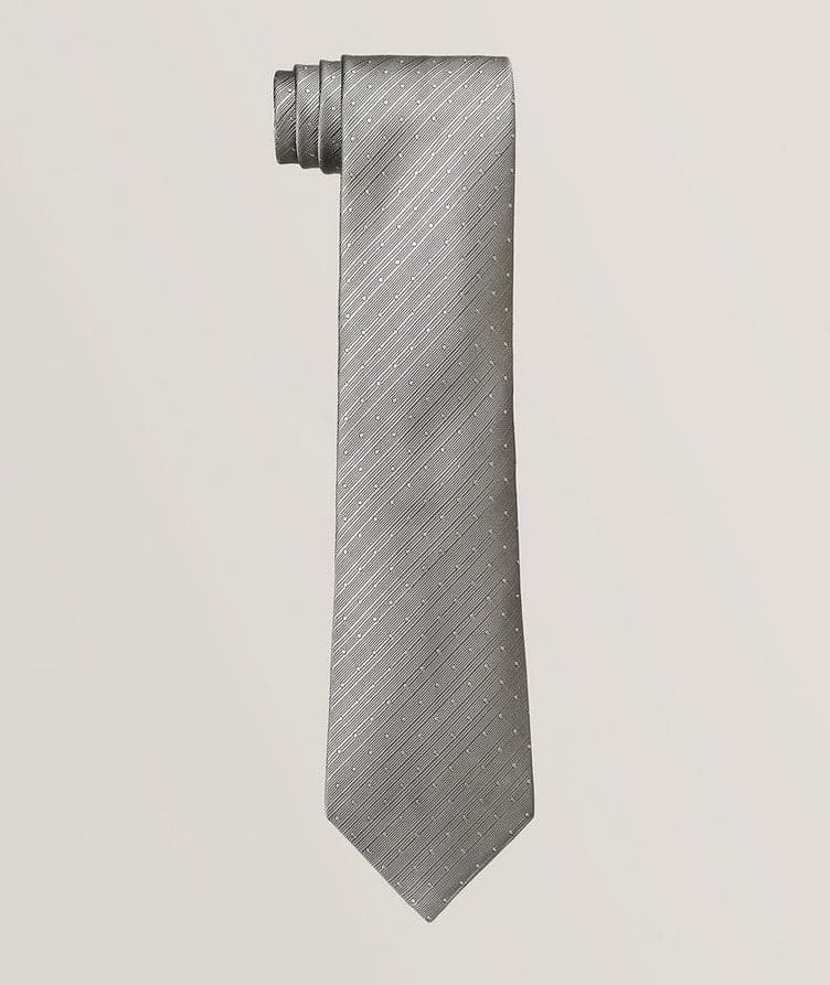 Mogadar Polka Dot Silk TIe image 0