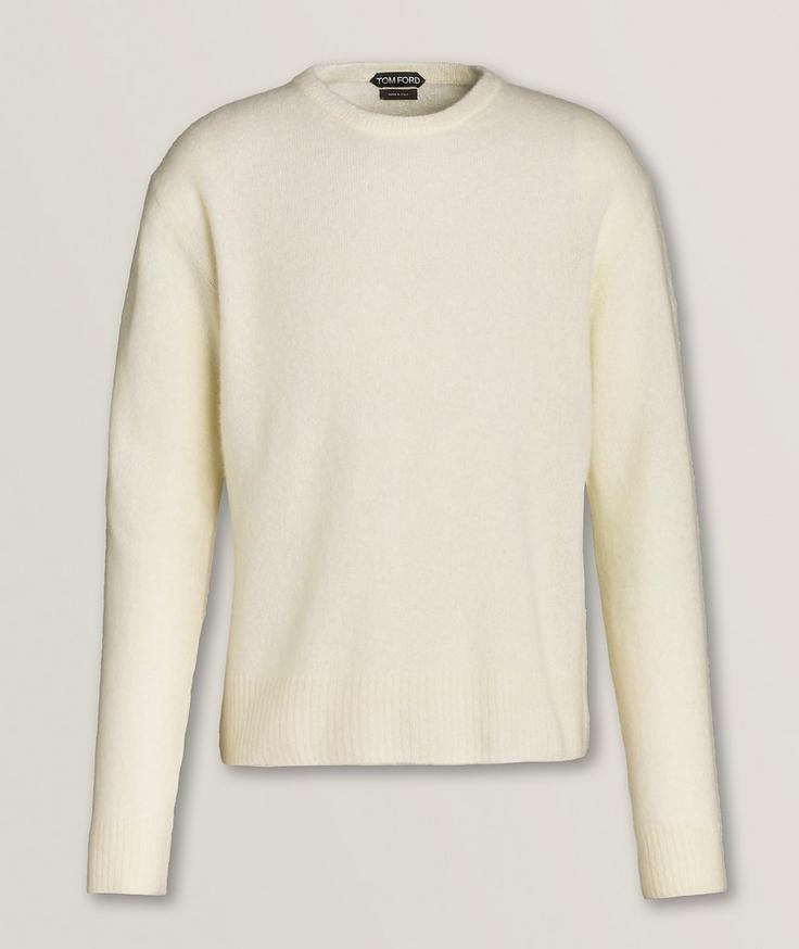 TOM FORD Cashmere-Silk Long-Sleeve Crewneck Sweater