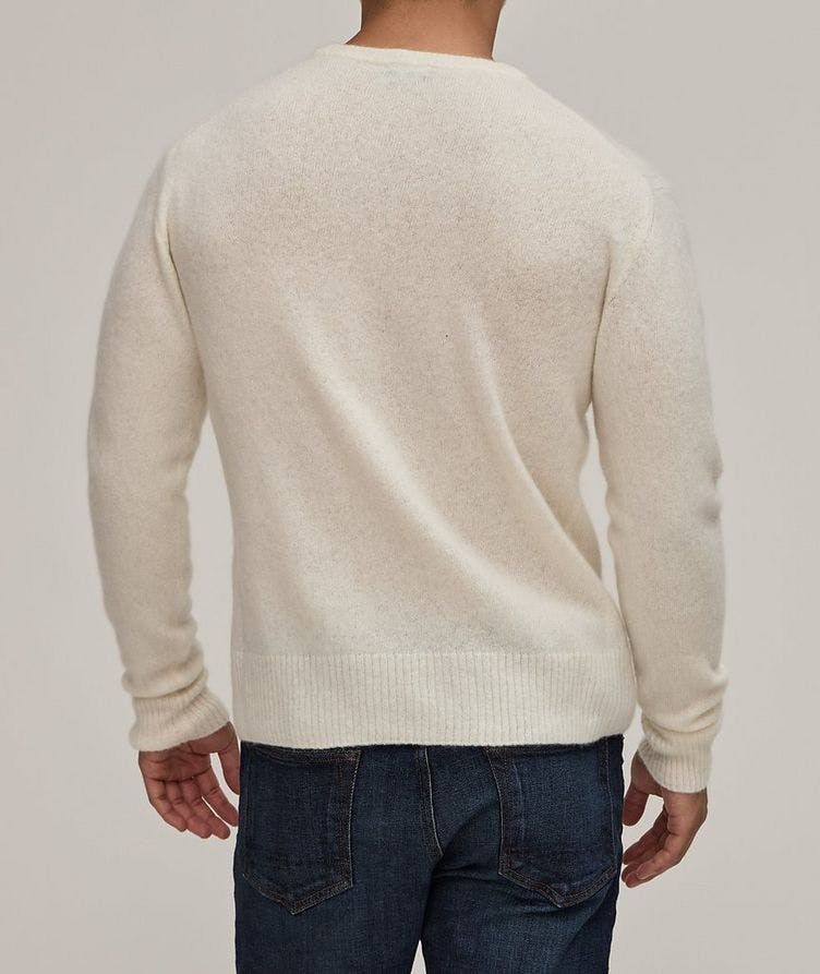 Cashmere-Silk Long-Sleeve Crewneck Sweater image 2