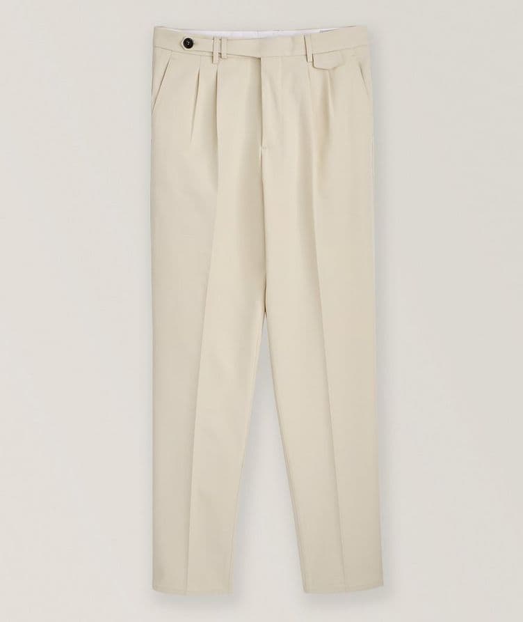 Cotton-Wool Tapered Pants image 0