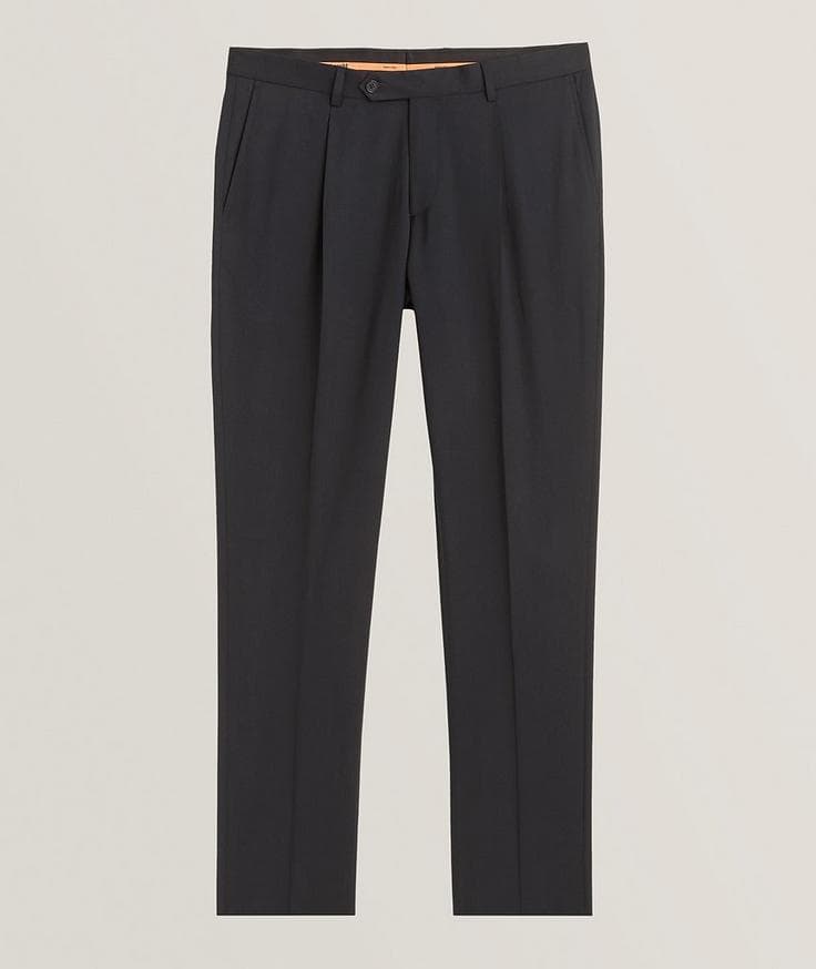 Harold Pleated Wool Pants 