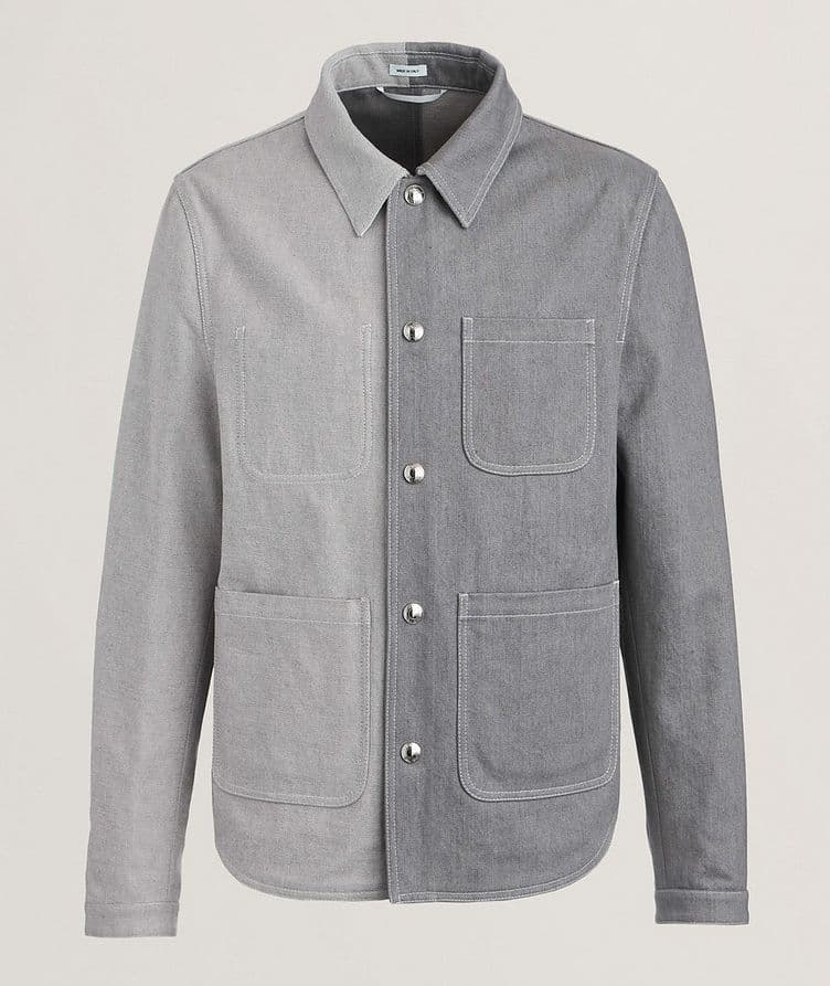 Two-Tone Denim Chore Jacket  image 0