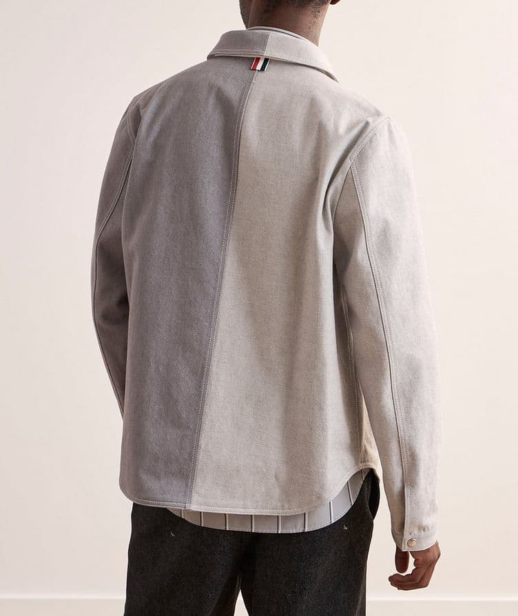 Two-Tone Denim Chore Jacket  image 2