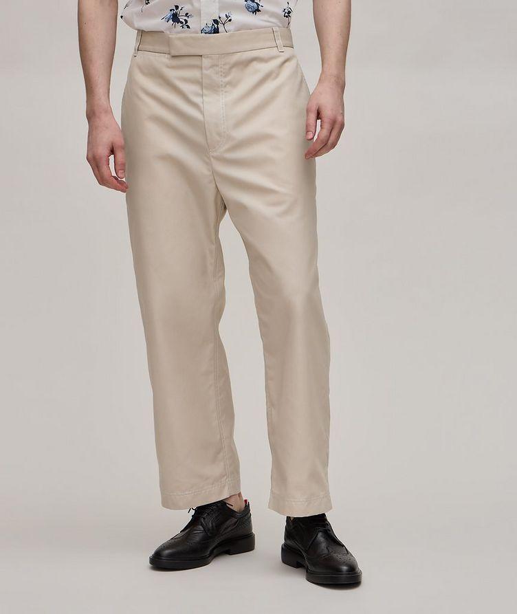 Typewriter Cloth Straight Leg Pants  image 1