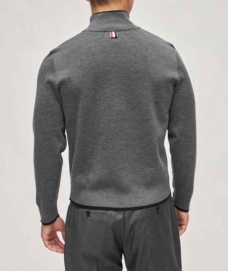 Virgin Wool Half-Zip Sweater  image 2