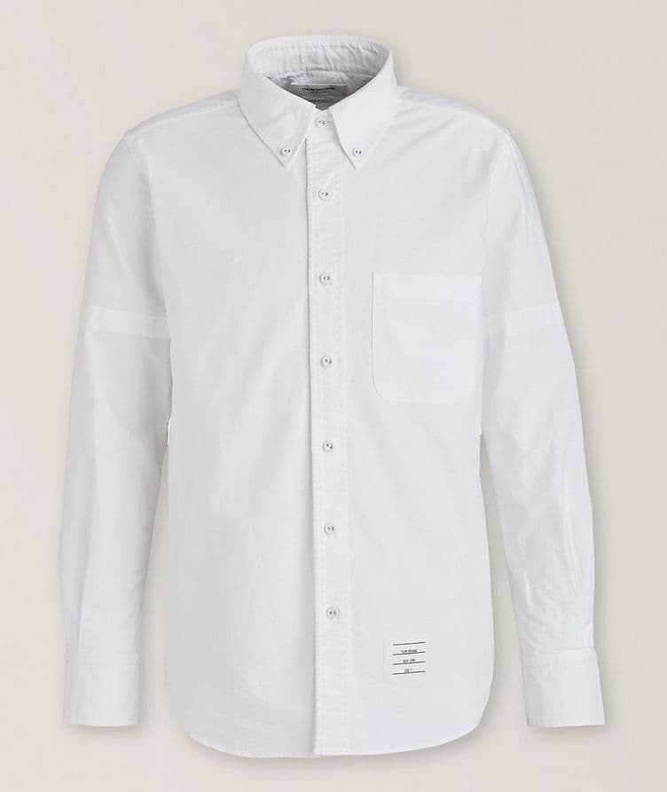 Oxford Armband Cotton Shirt   image 0