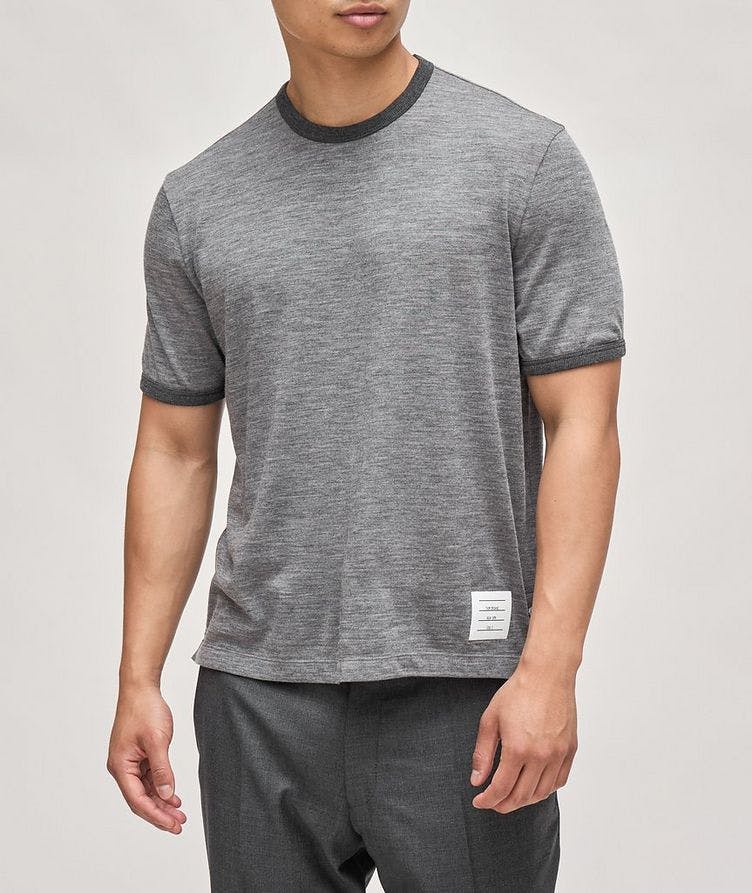 Ringer Stretch Wool Jersey T-Shirt image 1