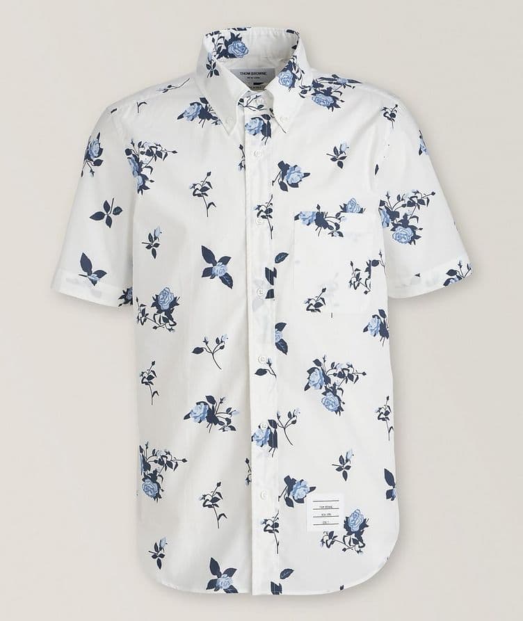 Floral Cotton Sport Shirt  image 0