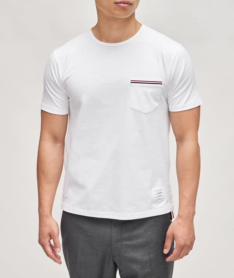 Patch Pocket Jersey Cotton T-Shirt  image 1