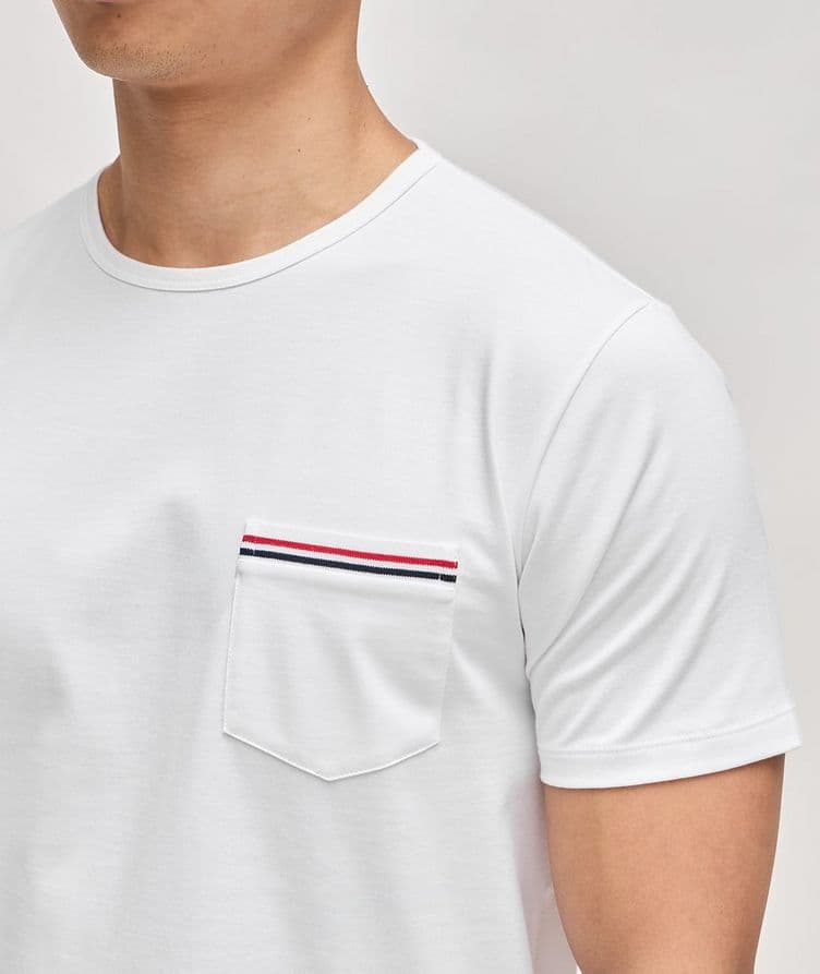 Patch Pocket Jersey Cotton T-Shirt  image 3