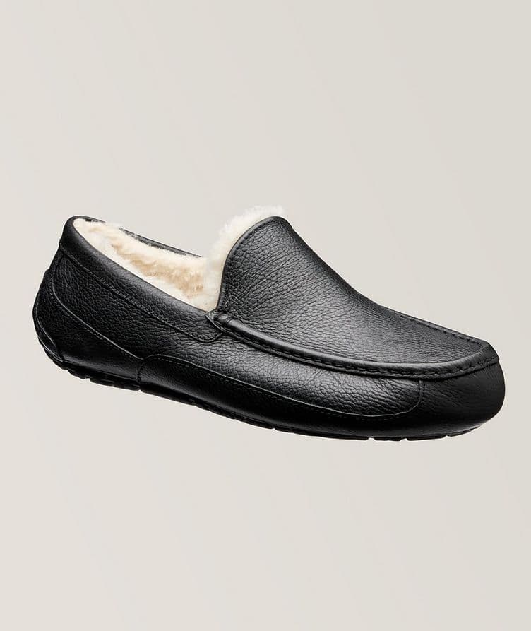 Mocassin Ascot en cuir et en rason image 0