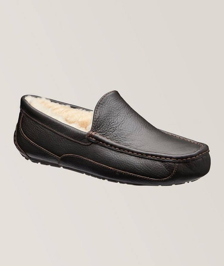 Mocassin Ascot en cuir et en rason image 0