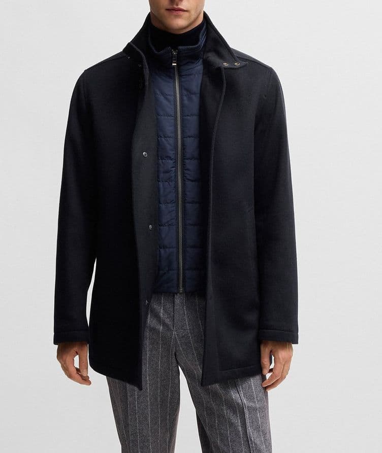 Manteau Coxtan en laine et en cachemire image 1