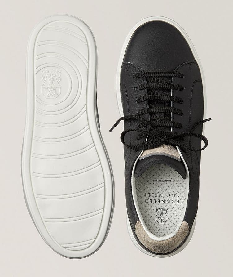 Grain Leather Backtab Sneakers image 2