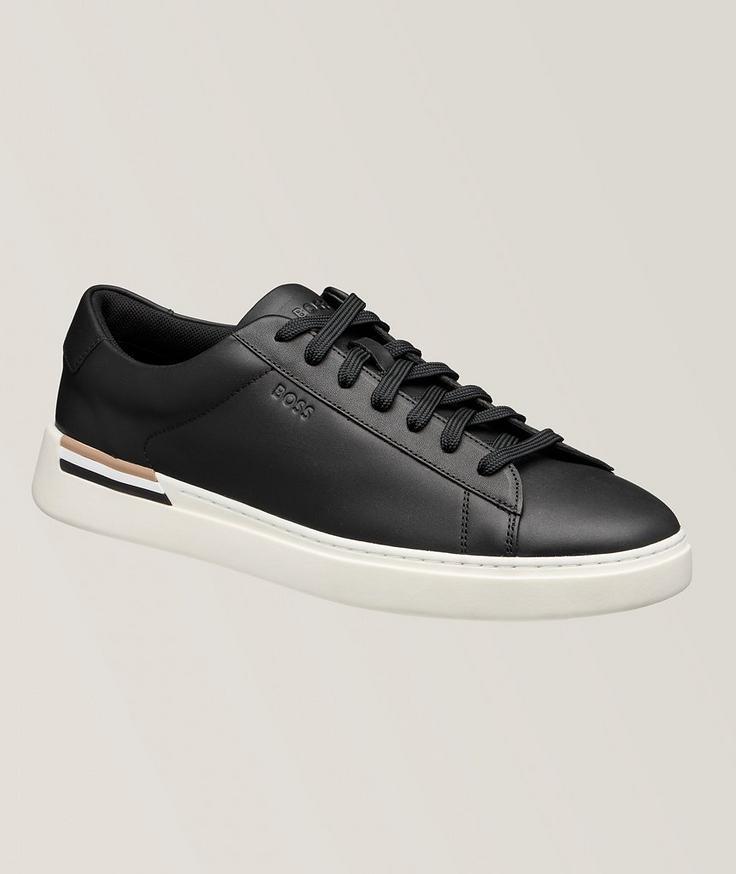 BOSS Clint Smooth Leather Sneakers 