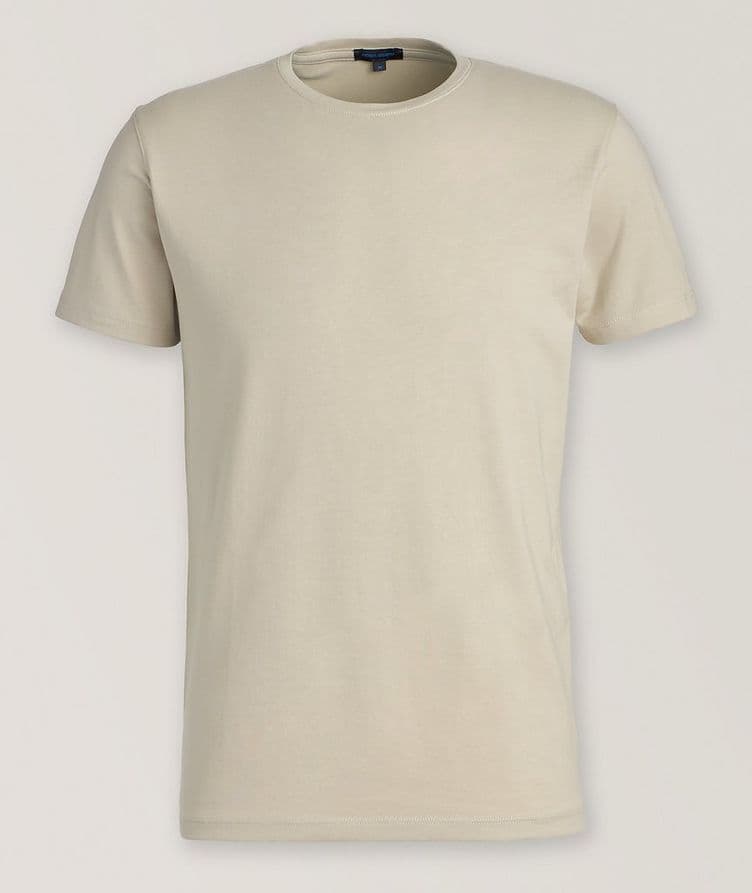 Stretch-Pima Cotton Crewneck T-Shirt image 0