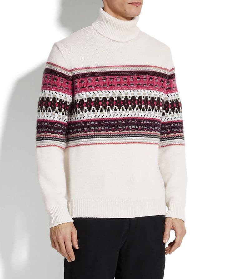 Osai Jacquard Cashmere Knit Turtleneck image 1