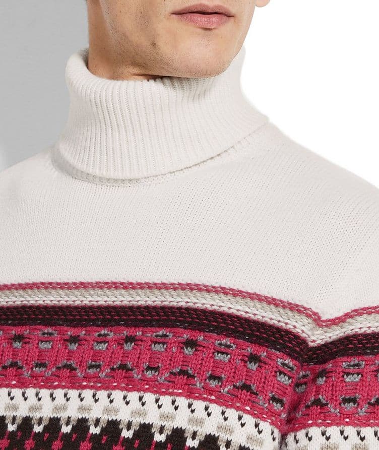 Osai Jacquard Cashmere Knit Turtleneck image 3