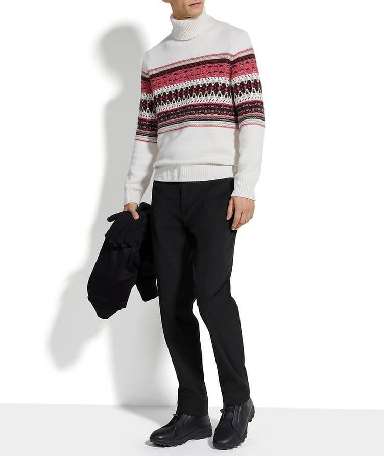 Osai Jacquard Cashmere Knit Turtleneck image 4