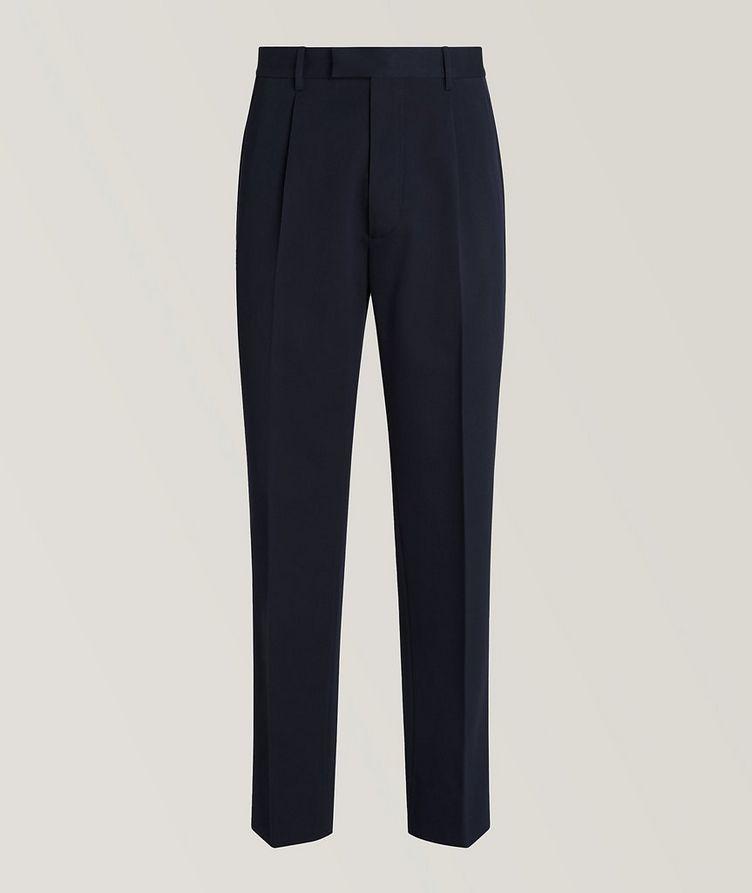 Pleated Cotton-Wool Pants image 0