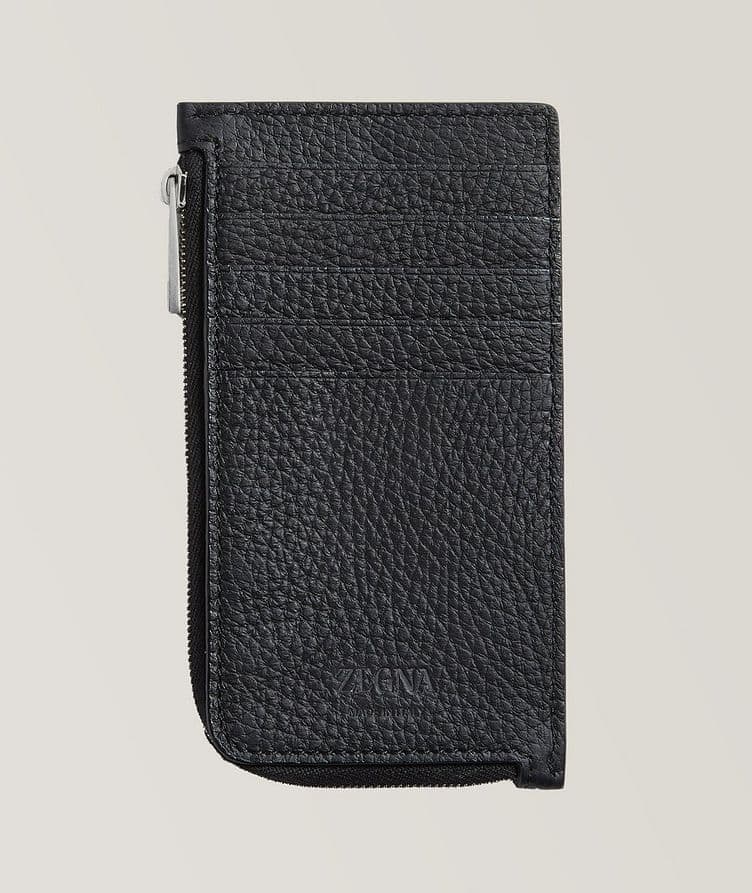 Zip-Up Leather Card Case image 1