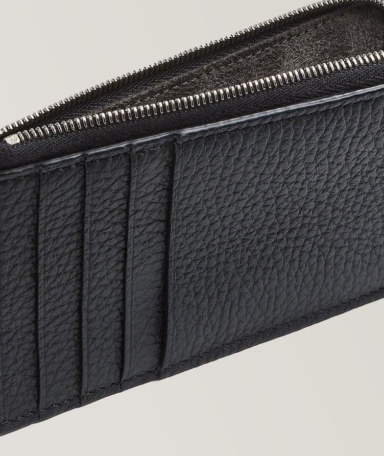 Zip-Up Leather Card Case image 2