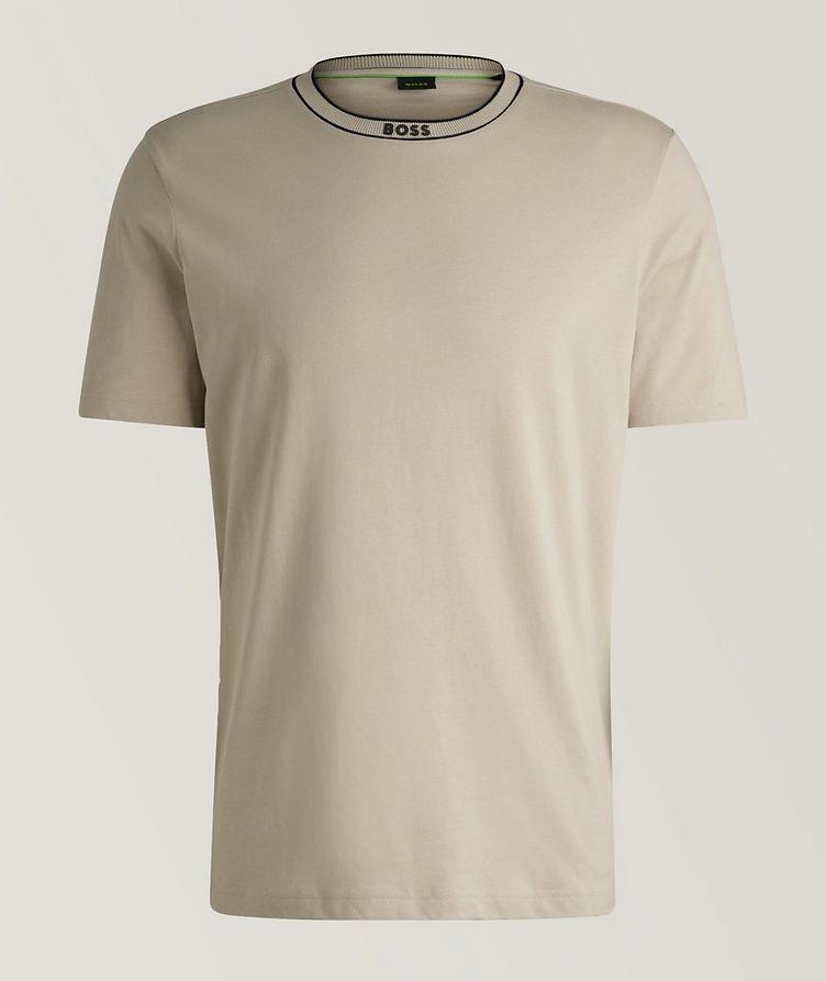 Logo Collar Jersey-Cotton T-Shirt  image 0